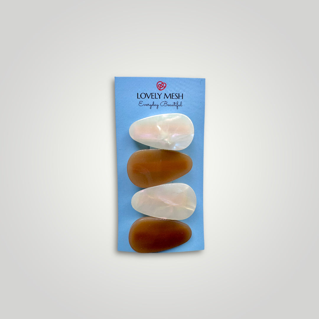 Retro Drop-Shaped Small Clip